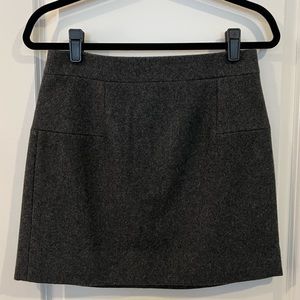 J.Crew Charcoal Gray Mini Skirt, Size 2